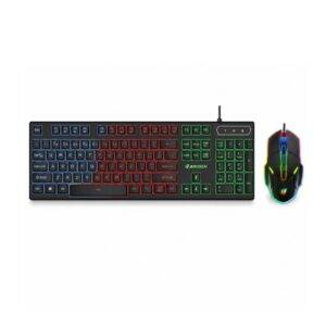 Combo Teclado Y Mouse Gamer Alámbrico USB Retroiluminado RGB Jertech KM180