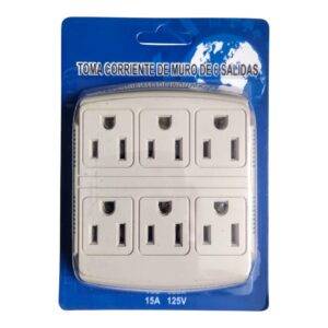 Multiplicador De Toma 2 A 6 Polo