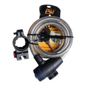 Candado Guaya Mediano Con Llave Y Soporte