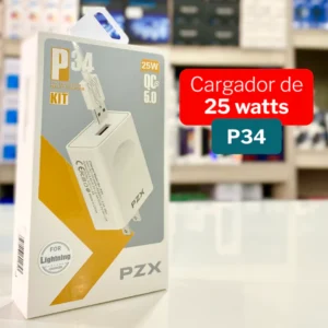 Cargador P/Celular 5A QC 5.0 25W PZX P34