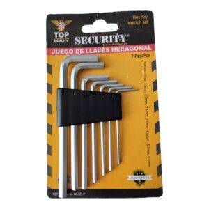 Juego De Llave Bristol x 7 Piezas SECURITY