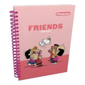 Cuaderno 5 Materias Pequeño PRIMAVERA Arg Femenino Cuadriculado