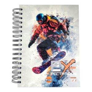 Cuaderno 5 Materias Pequeño LUKIS (Design) Arg Masculino Cuadriculado
