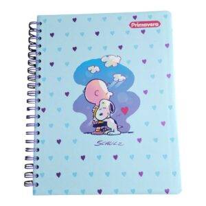 Cuaderno 5 Materias Grande PRIMAVERA Arg Femenino Cuadriculado