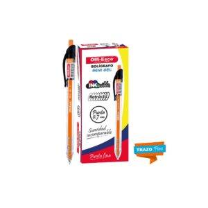 Esfero OFFI-ESCO OE-052F Negro Retractil *12UND