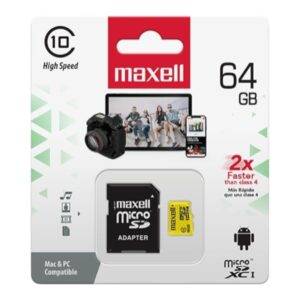 Memoria Micro SD Maxell MCSD 64GB