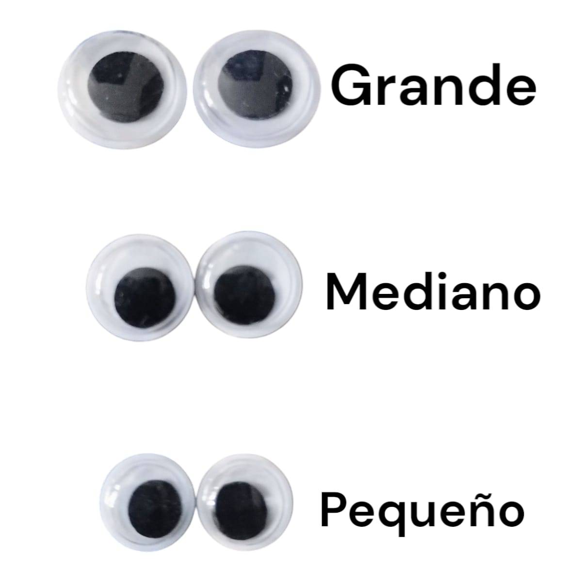 Ojos Locos Negros Pequeño *9Und - Imagen 3