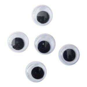 Ojos Locos Negros Grande *5Und