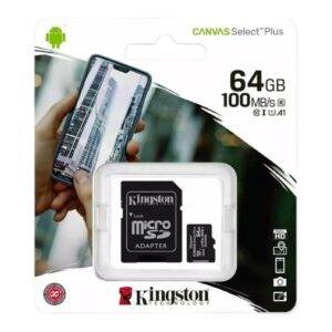 Memoria Micro SD 64GB Kingston De 100MB/s SDCS2