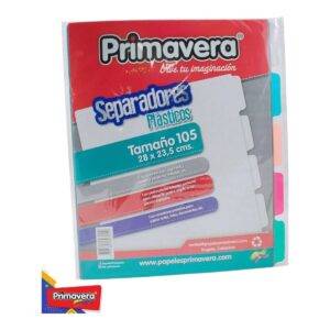 Separador Plástico 105 Carta *5UND PRIMAVERA Hombre