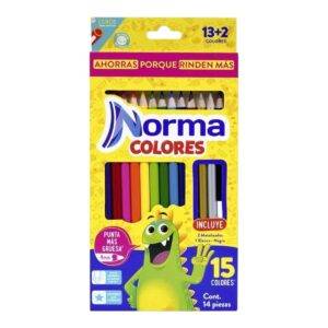 Caja De Colores Norma *13+2 Unipunta
