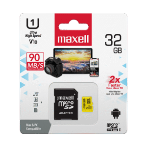 Memoria Micro SD Maxell MCSD 32GB