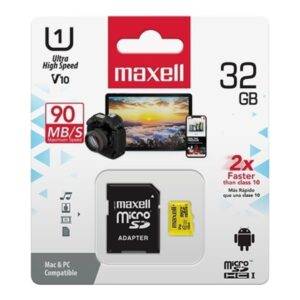 Memoria Micro SD Maxell MCSD 32GB