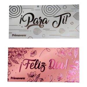 Lluvia De Sobres Primavera Metalizado