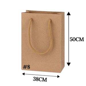 Bolsa De Papel Kraft #8 De 38*50*12CM