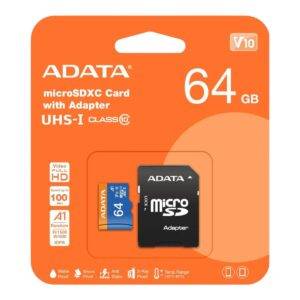 Memoria Micro SD 64GB ADATA Clase 10 AUSDX64
