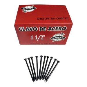 Puntillas Clavo Acero Liso 1 1/2" *10UND