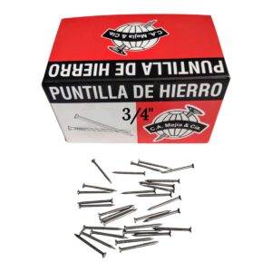 Puntillas De Hierro Con Cabeza 3/4" *30UND