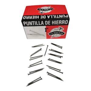 Puntillas De Hierro Con Cabeza 1" *25UND