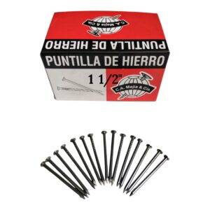Puntillas De Hierro Con Cabeza 1 1/2" *15UND