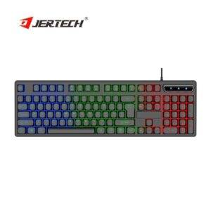 Teclado Alámbrico Retroiluminado k348 Jertech Conexión USB