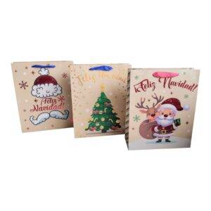 Bolsa Regalo De Navidad Kraft 32CM*26CM L Primavera