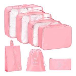 Organizador De Maleta Para Viaje / Bolsa De Almacenamiento *7 Piezas