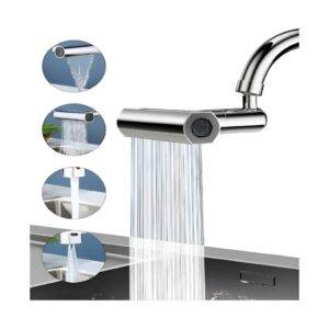 Grifo 360° Ahorra Agua Dual Presión Con Extensor De Cocina