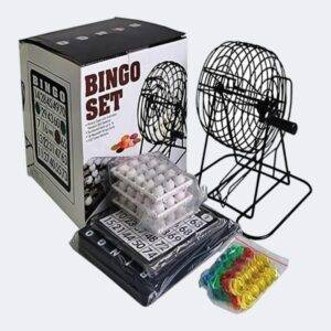 Juego Set Bingo TĂłmbola Juego De Mesa Familiar + Cartones
