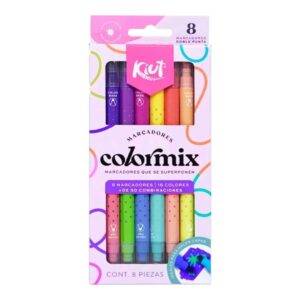 Marcadores Kiut Color Mix *8