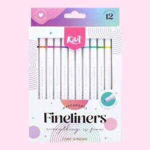 Marcador Kiut Fineliners *12