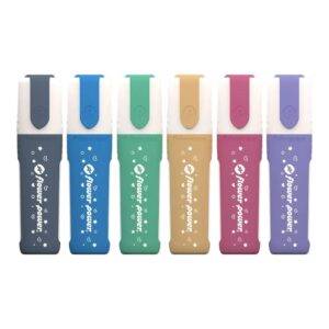 Resaltadores Flower Power Primavera Macarons *6und