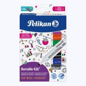 Marcadores Borrables Pk 426 Surtidos *8 Und + Borrador