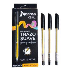 Esfero NORMA Trazo Fino Negro *3