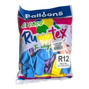 Bombas/Globos R-12 * 50 Surtido Pastel