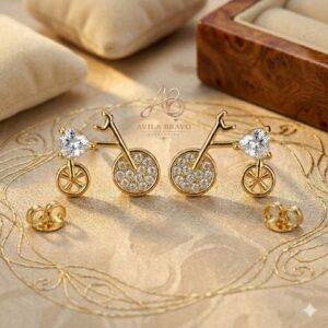 Aretes Topo Rodio Bicicleta