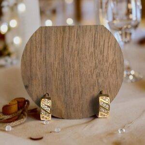 Aretes Candonga Con Zircones Cover Gold