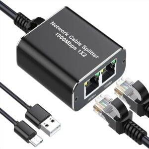 Multiplicador De Puertos Para Internet RJ45 1 A 2 LJ-53
