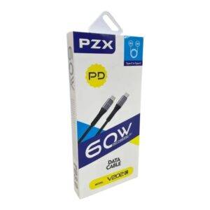 Cable De Carga Y Datos Tipo C A Tipo C 60w V202C PZX Acordonado