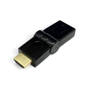 Adaptador HDMI Hembra A HDMI Macho Giratorio LJ-38 HD M/F 360°