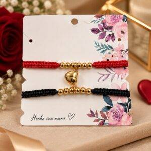 Pulsera En Set De 2 UND Magnéticas Para Parejas Corazón