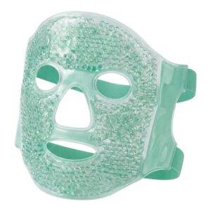 Máscara Facial Gel Frío Calor Reutilizable Antifaz Relax HOJ