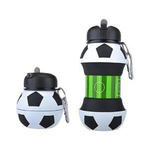 Botella De Agua Plegable Con Forma De Balón De Fútbol De 550ML TER-A3